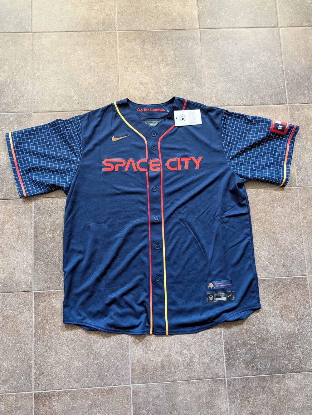 Nike Houston Astros City Connect/Space City Jersey #T770-HUCC-HUS-KMG XL DSWT